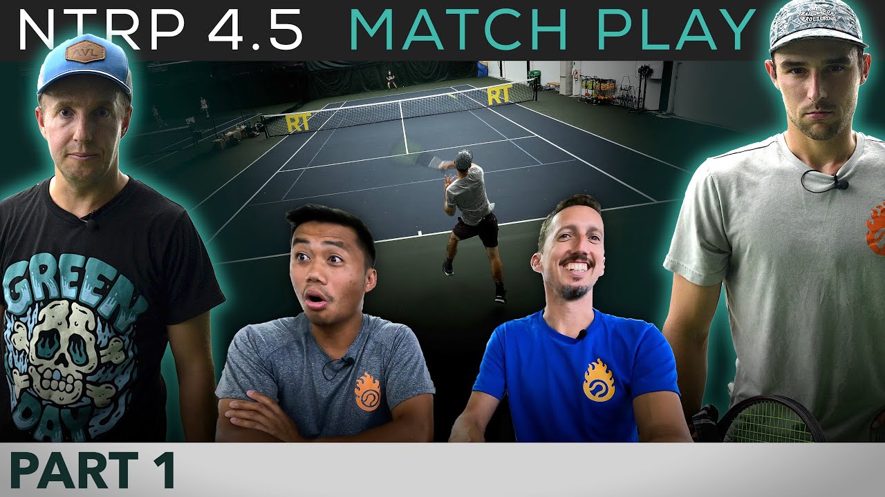 Adam the Pitbull vs Joey Drywall - NTRP 4.5 Match Play (Part 1)