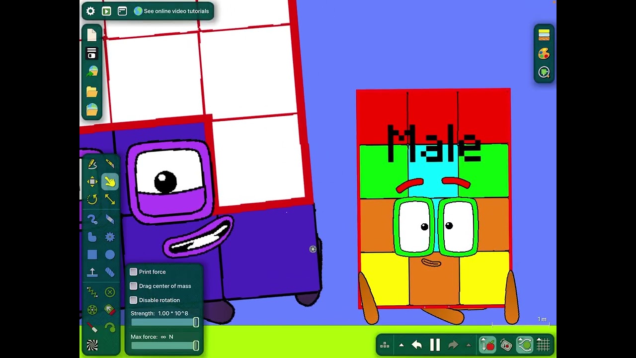 Numberblocks the floor is lava pt 25     (864 subscribers special)￼