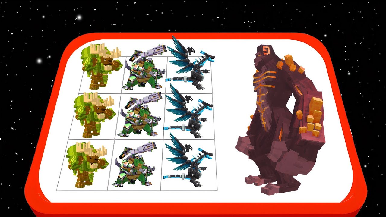 Craft Robot Merge Master - Little Hero Army Vs King Kong Boss, Merge Battle Gameplay