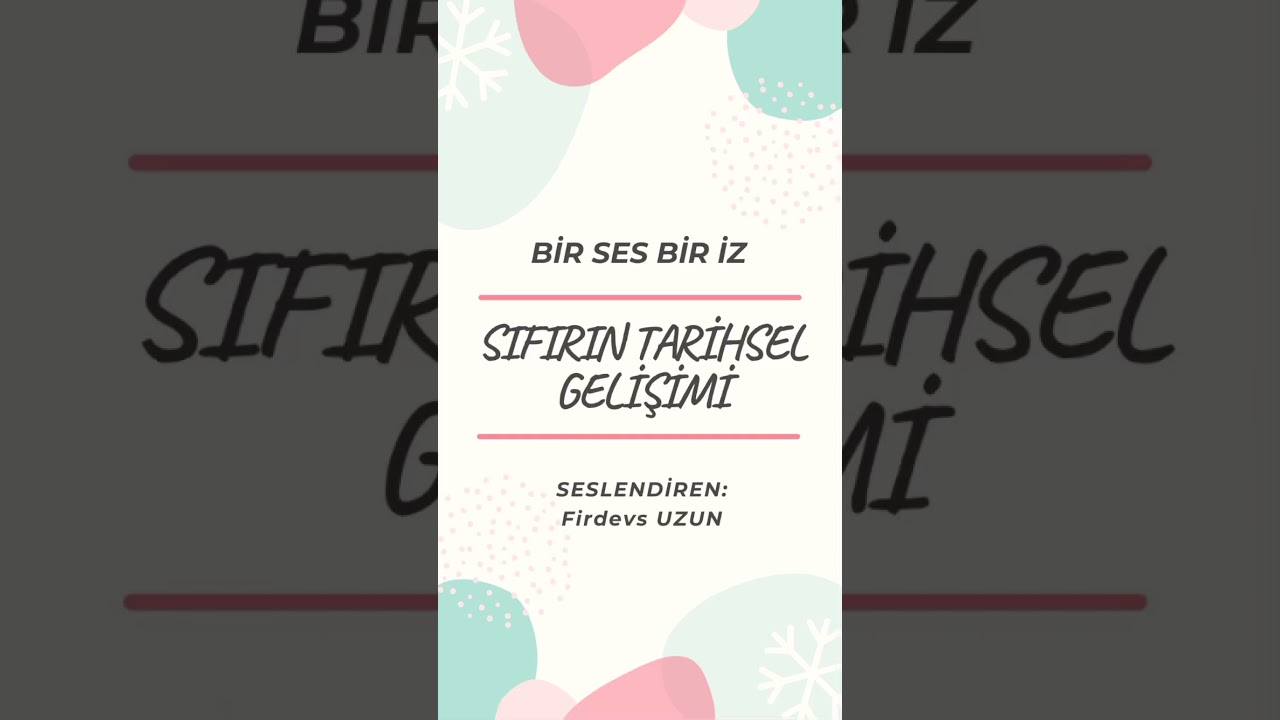 Sıfırın Tarihsel Gelişimi