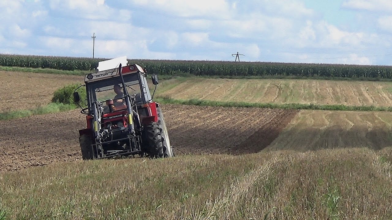 Głęboka orka pod żyto 2016 Zetor 7745 & Unia Grudziądz 4