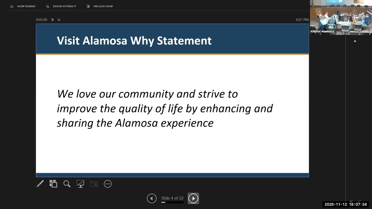 Work Session - 11/12/2025 - Review of Visit Alamosa's Draft Tourism Strategy