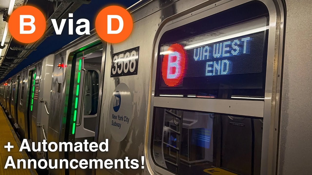 NYC Subway: R211A (B) Train via West End Exp - Ride from 9 Av to Bay Pkwy w/ Announcements