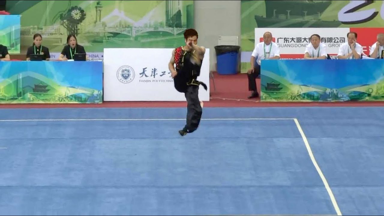 2014 1st China National Wushu Games 第一届全国武术运动大会 Men Nanquan, Li Jian Ming 李剑鸣 956