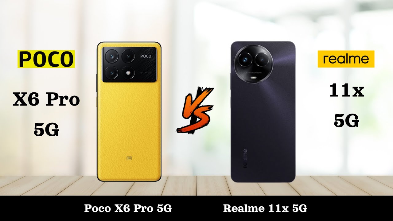 Poco X6 Pro 5G Vs Realme 11x 5G - Full Comparison 2024