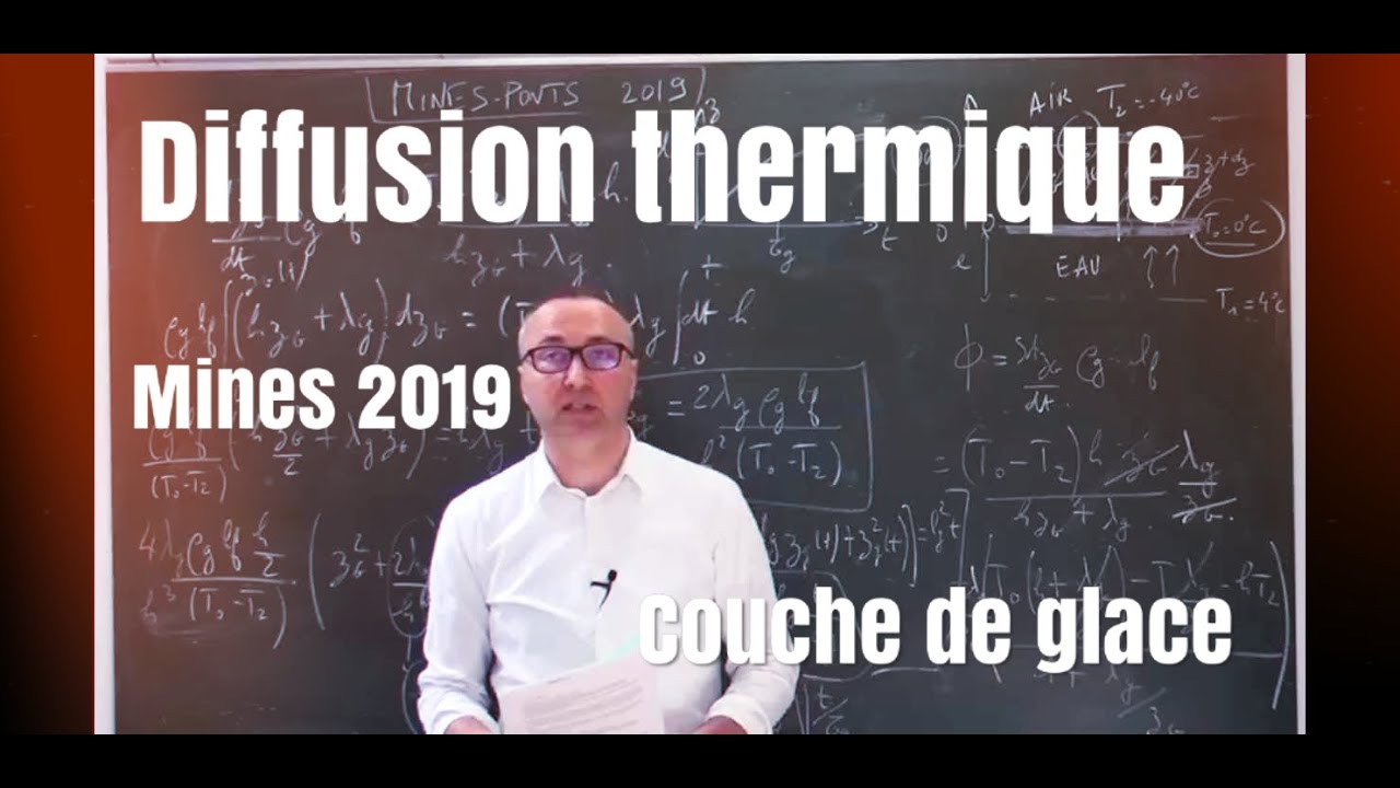 Corrigé Mines Physique 1 2019 MP/PSI/PC (2/3) : croissance de la glace