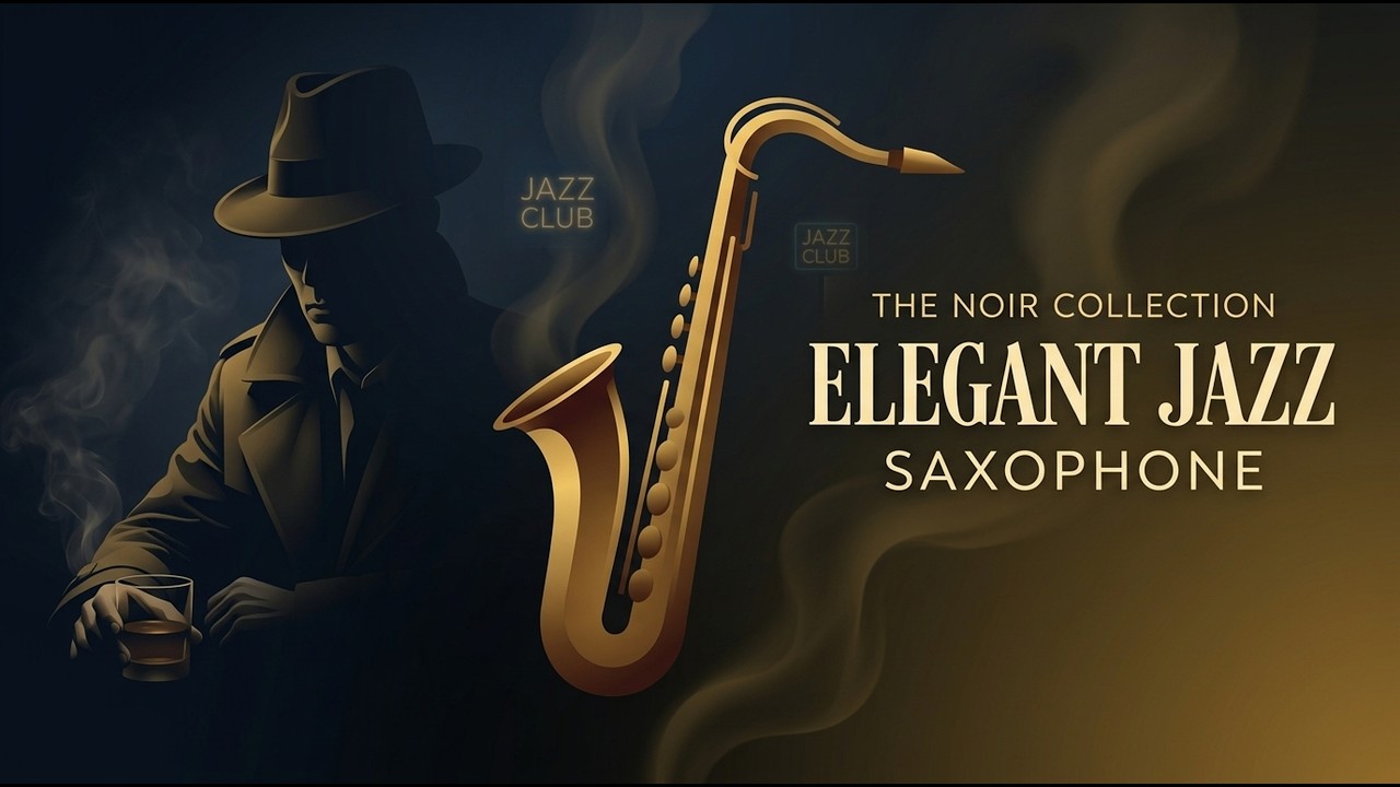 Dead Radio Detective Jazz &ndash; Saxophone Drifting Down the Dark Cold Old City Cobblestone Street &mdash; 🎧