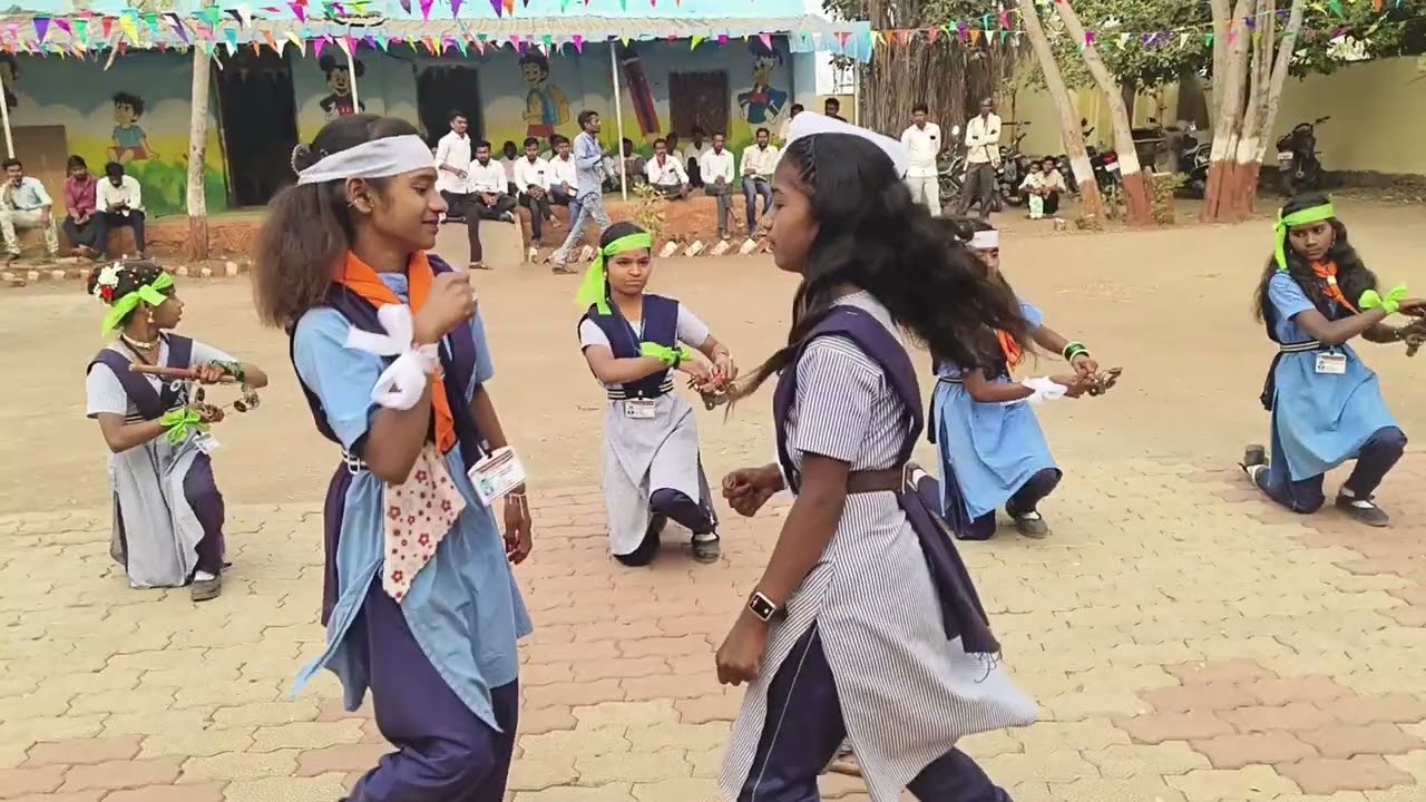 प्रजासत्ताक दिनानिमित्त लेझीम नृत्य #zpps sakhartala 