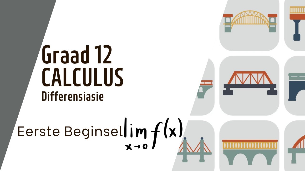 CALCULUS: Eerste Beginsel (Bepaal afgeleide) (Graad 12 WISKUNDE)