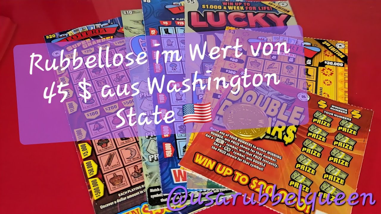 Rubbellose aus dem Automaten von der Tankstelle in den USA 🇺🇸 #rubbellose #deutsch
