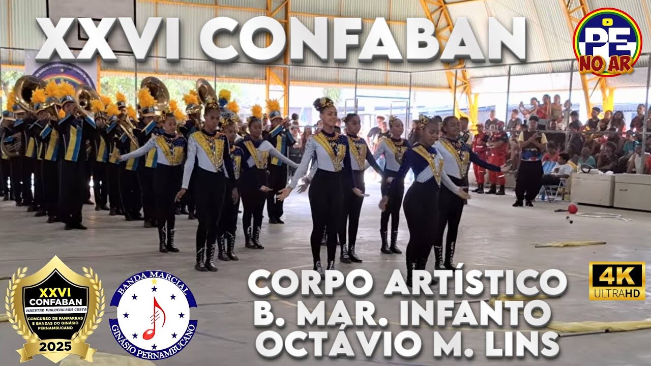 CONFABAN 2025 - C. ART.  BANDA MAR. OCT&Aacute;VIO DE MEIRA LINS NO CONCURSO DE FANFARRAS E BANDAS DO GP