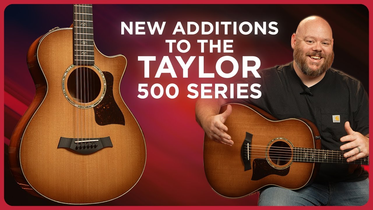 Taylor Guitars' Ironbark 500 Series Grows | Meet the new 517e, 512ce 12-fret and 552ce 12-string