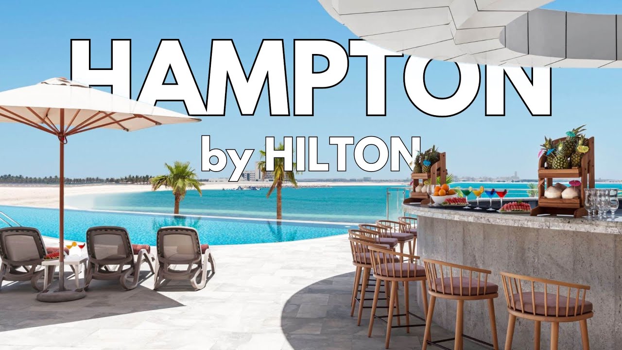 [4K] THE AMAZING HAMPTON by HILTON MARJAN ISLAND RAS AL KHAIMAH WALKING TOUR
