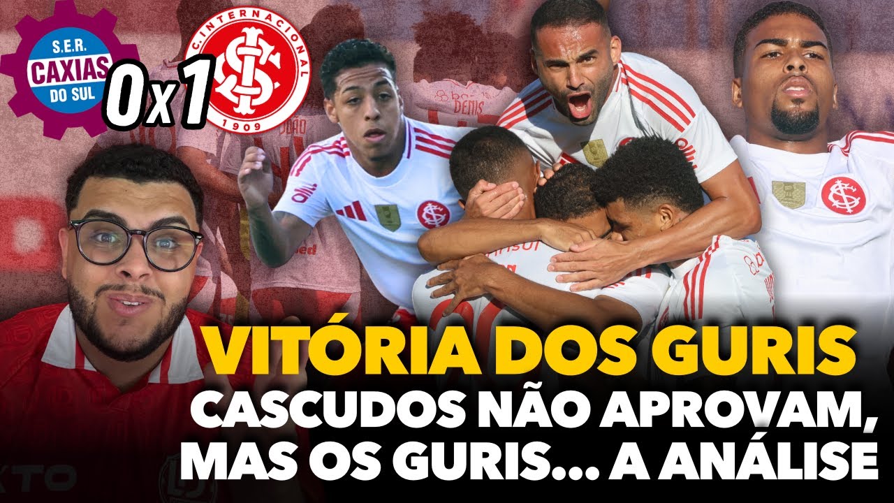 🔴🚨⚠️ CAXIAS 0x1 INTER: VITÓRIA NA CONTA DOS GURIS! A MELHOR CAMPANHA, gostei do ganês e 