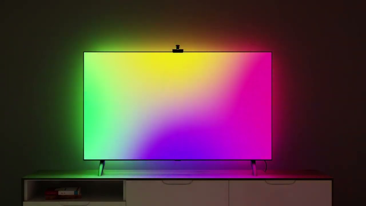 Cómo instalar tiras de luz inteligente para TV en minutos marca Nexxt home Multicopy