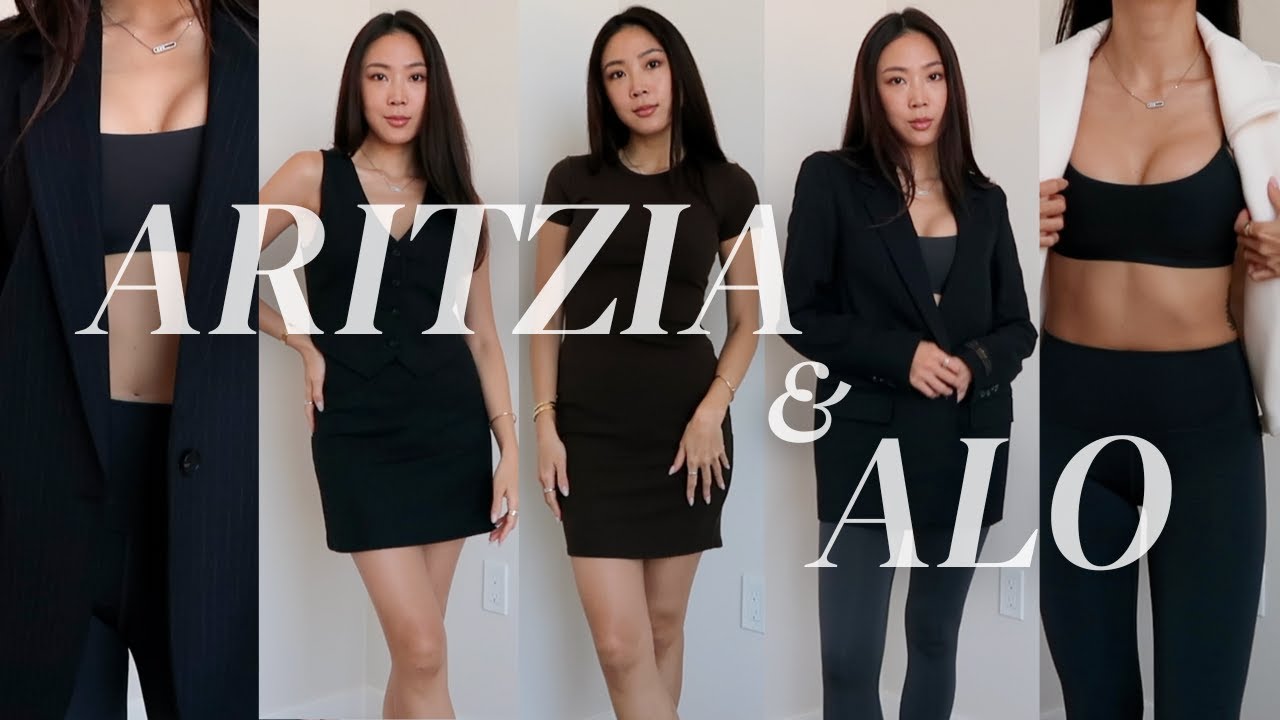 ARITZIA & ALO TRY ON CLOTHING HAUL