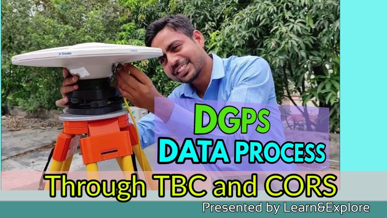 DGPS Data Processing with TBC Software and CORS Network | PPK Data Processing