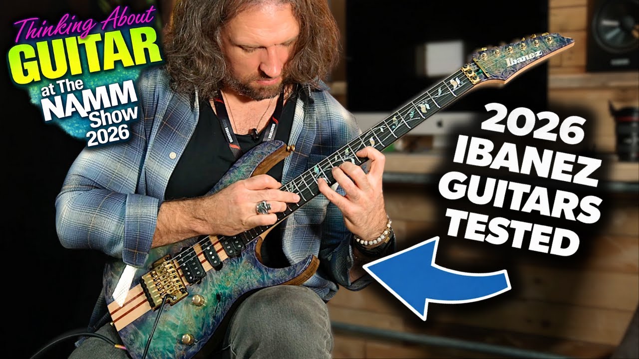 На выставке NAMM 2026 компания Ibanez протестировала новые гитары! Серии Vision, Alpha 8-String и...