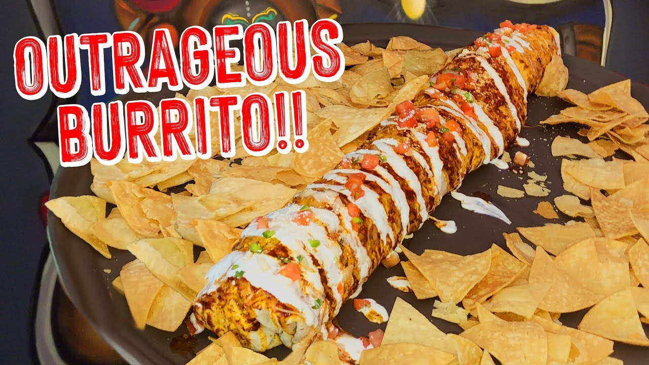 Outrageous Burrito Challenge w/ Spicy Inferno Sauce in New Jersey!!