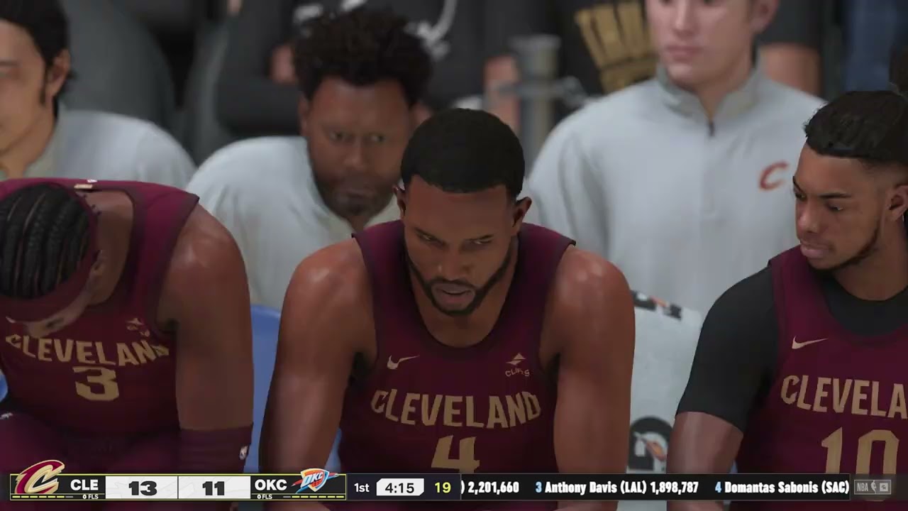 NBA 2K25 Gameplay: Cleveland Cavaliers vs Oklahoma City Thunder - (Xbox Series X) [4K60FPS]