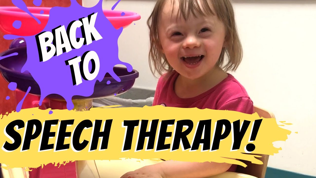 We're back at Speech!  Therapy For Special Needs || Parenting Down Syndrome