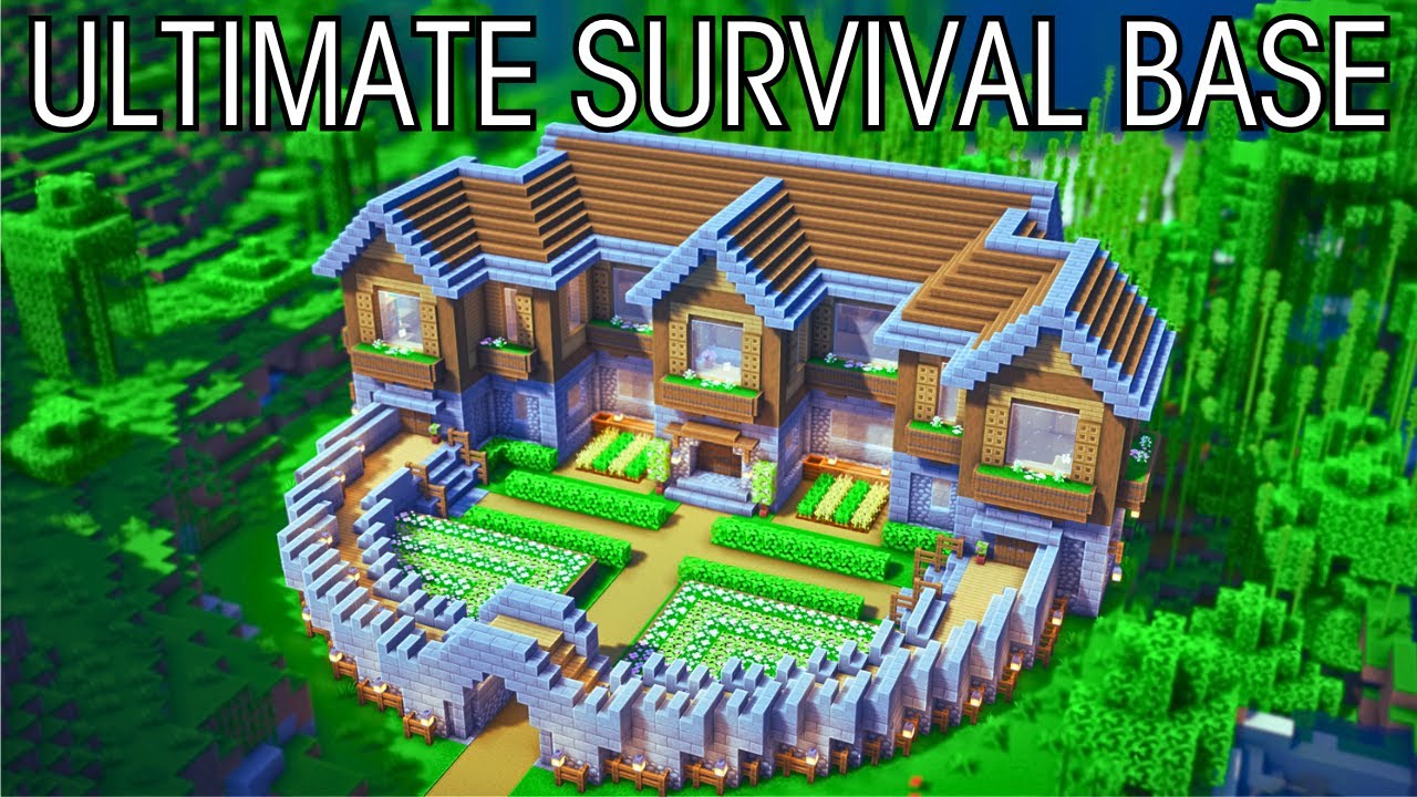 Minecraft: Ultimate Survival Base Build (Tutorial)🏡22