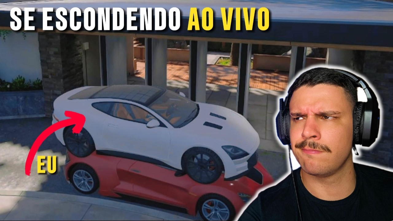 SE ESCONDENDO AO VIVO!! NO CAÇA OBJETOS