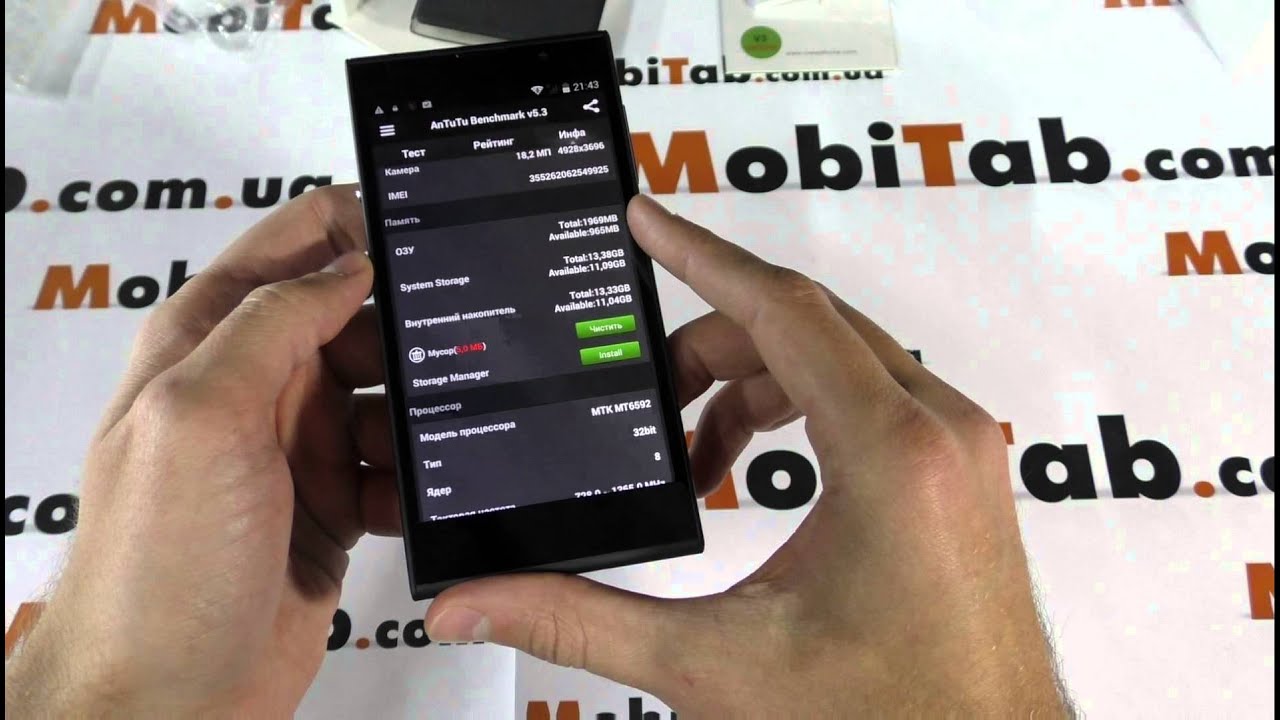 Inew v3 plus видео обзор купить смартфон на пике популярности на MobiTab