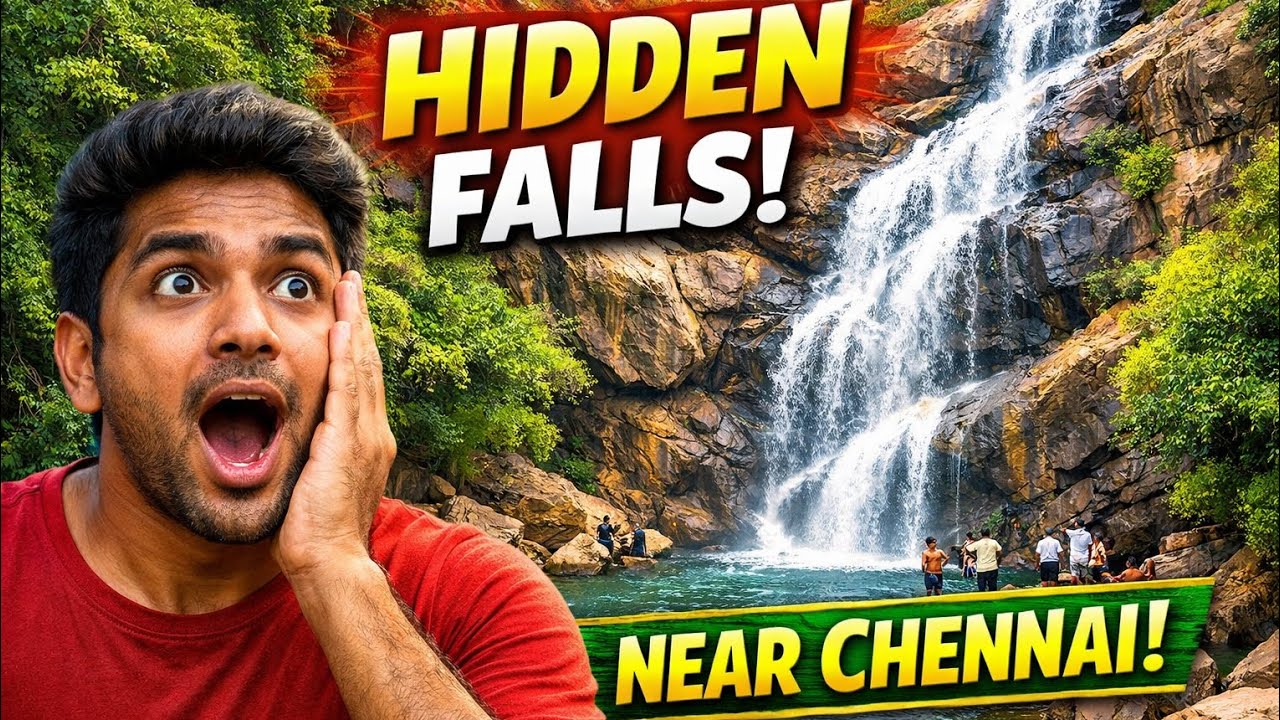 😱 Chennai-க்கு இவ்வளவு அருகில் இப்படி ஒரு Falls? |⚠️ இந்த mistake பண்ணாதீங்க! Thada Falls Visit