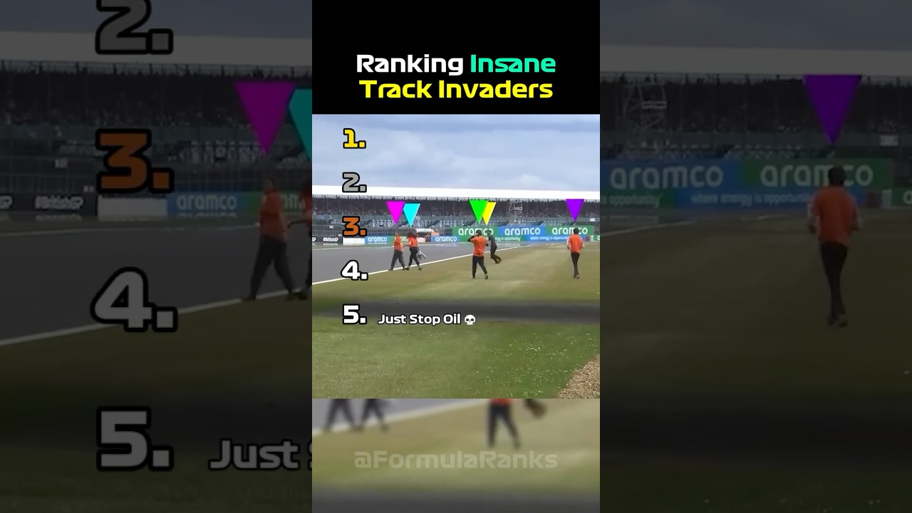 Ranking Insane Track Invaders! 😲🏎️ #f1
