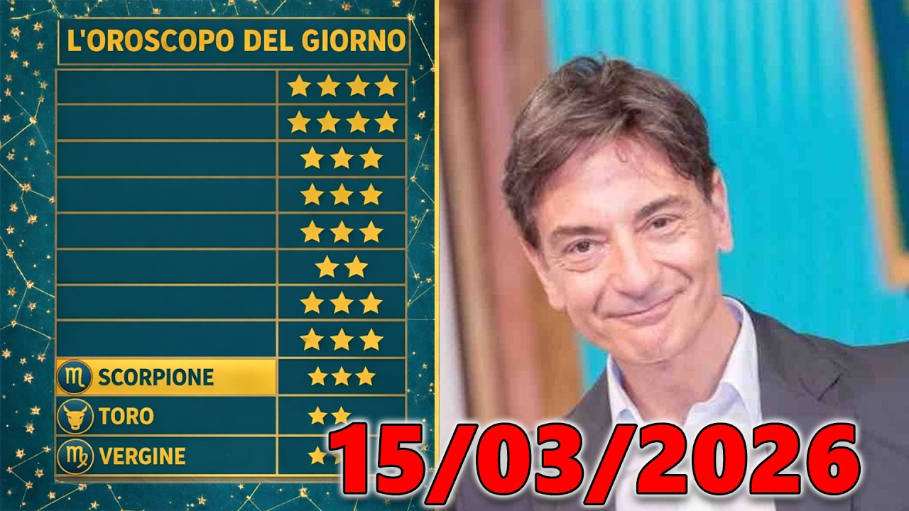 Oroscopo Paolo Fox Oggi di 15 Marzo 2026 - Prevedere tutti i segni