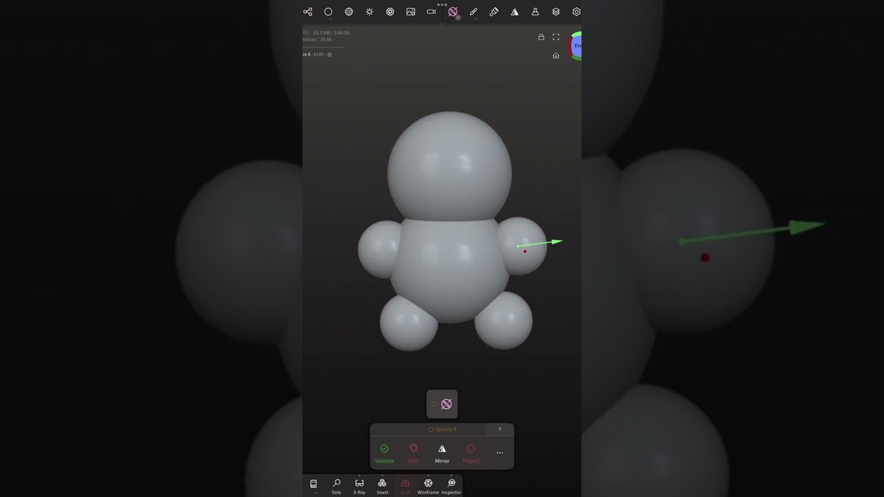 how to flesh out a simple character shape. 