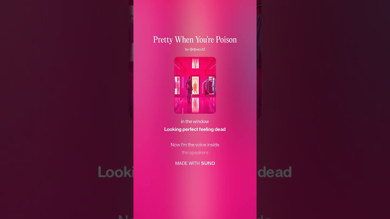 Listen to the Tune: 🖤✨ PRETTY WHEN YOU'RE POISON | Dark Pop | Theatrical Gothic Retail Anthem 🛍️