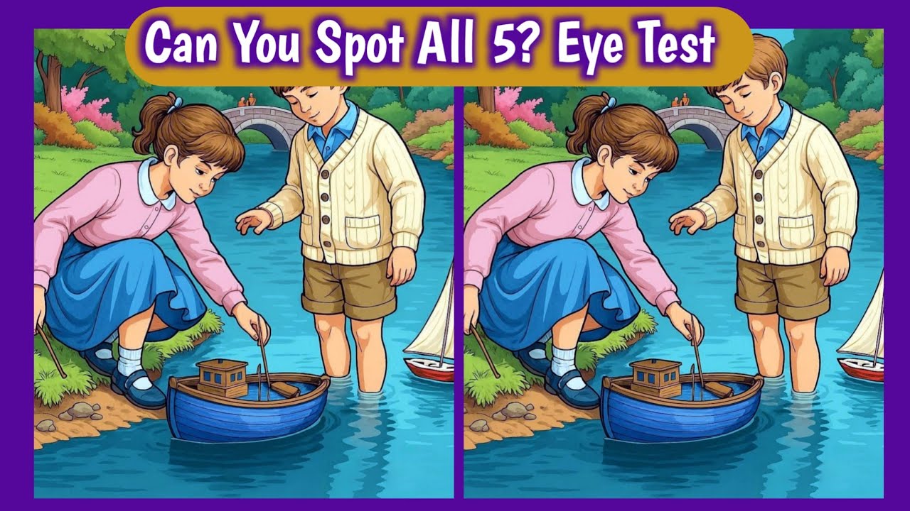 Find 5 Differences | Only Sharp Eyes Can Win!