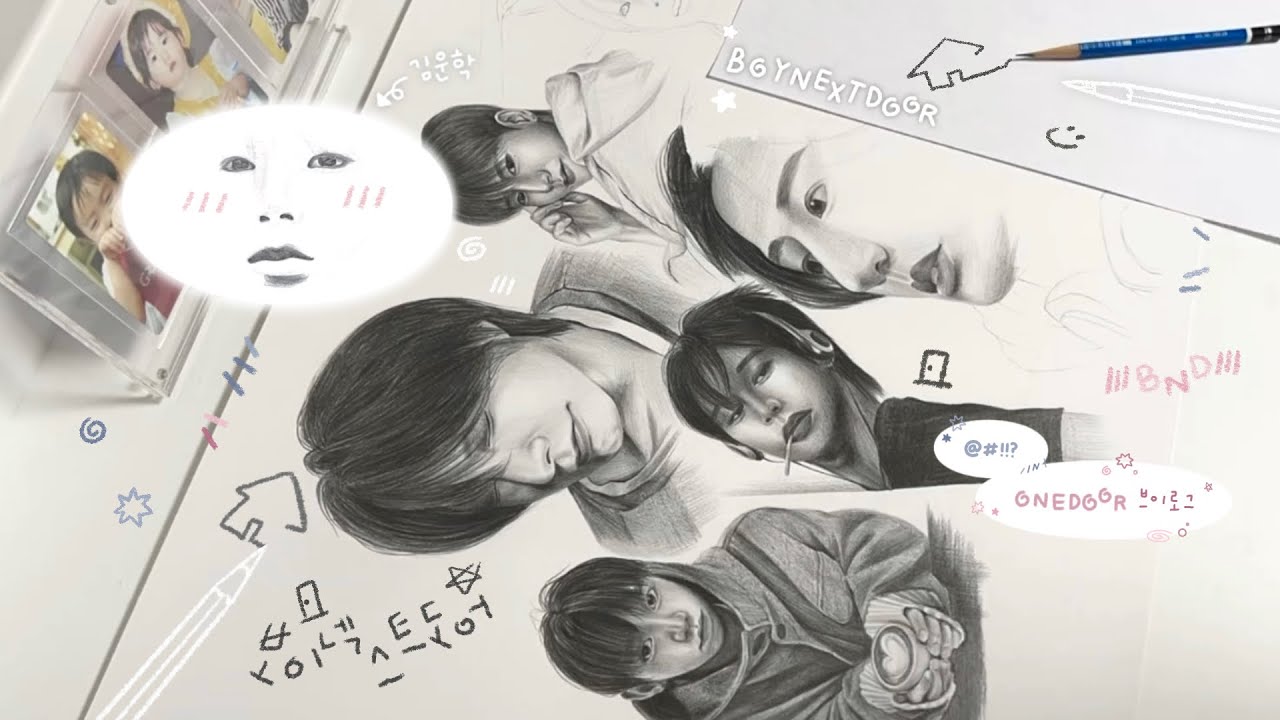 [원도어 브이로그] 두고 보자 다음엔 성공할 터이니 • 기절썰 • 보넥도 그리기 • 원도어로그 • BND