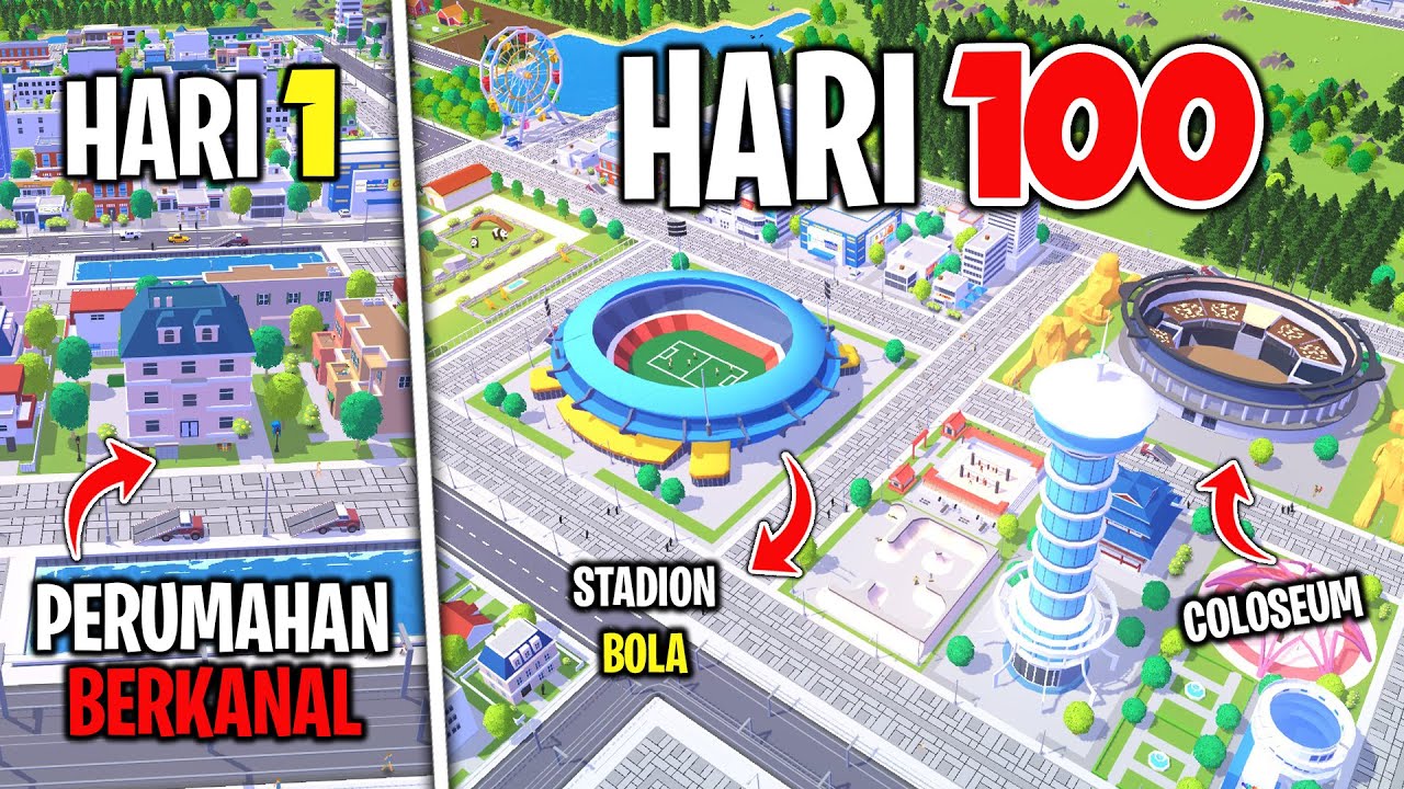 100 Hari Aku Membangun Kota di Pocket City 2