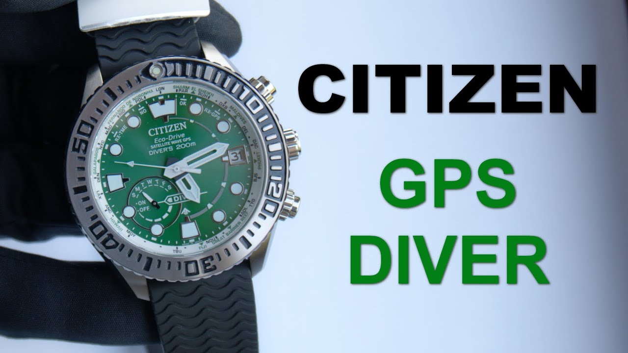Обзор Citizen Promaster CC5001-00W GPS / Отличные японские часы дайверы / Модель 2020 года
