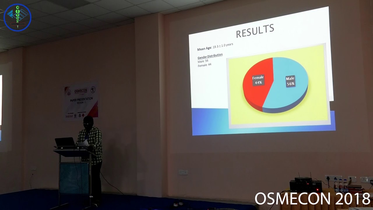 Paper Presentation | ASSOCIATION BETWEEN SLEEP QUALITY & BMI AMONG MEDICAL STUDENTS | B. Uday Kumar