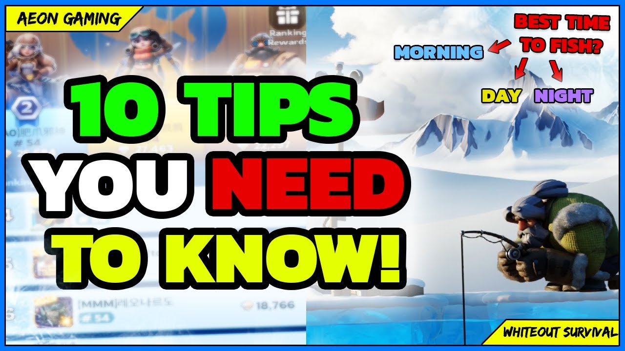 🌟10 Fishing Tournament Tips / Hacks to Help You get Max Fishing Points - Whiteout Survival Tips