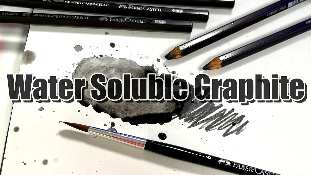 Water Soluble GRAPHITE PENCILS!.. Are They Good?! - Paint with Me