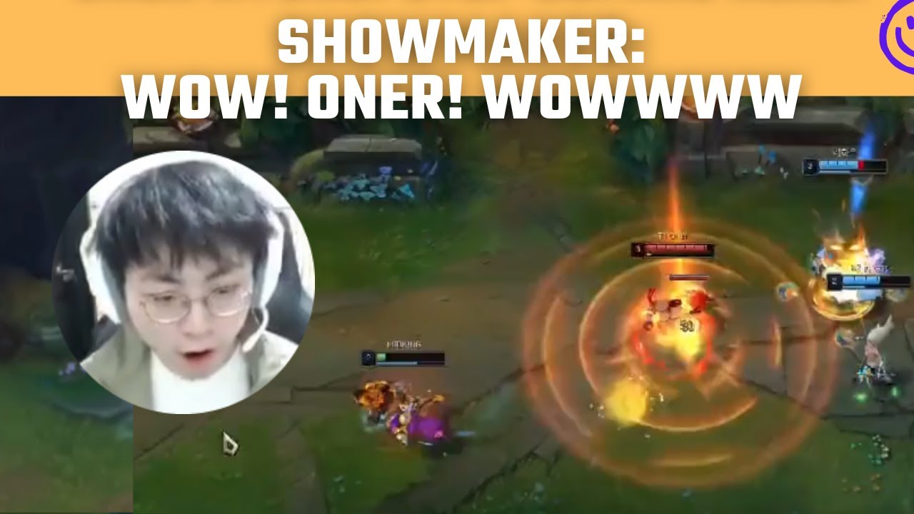 Oner LeeSin kills Showmaker Tristana | T1 Stream Moments