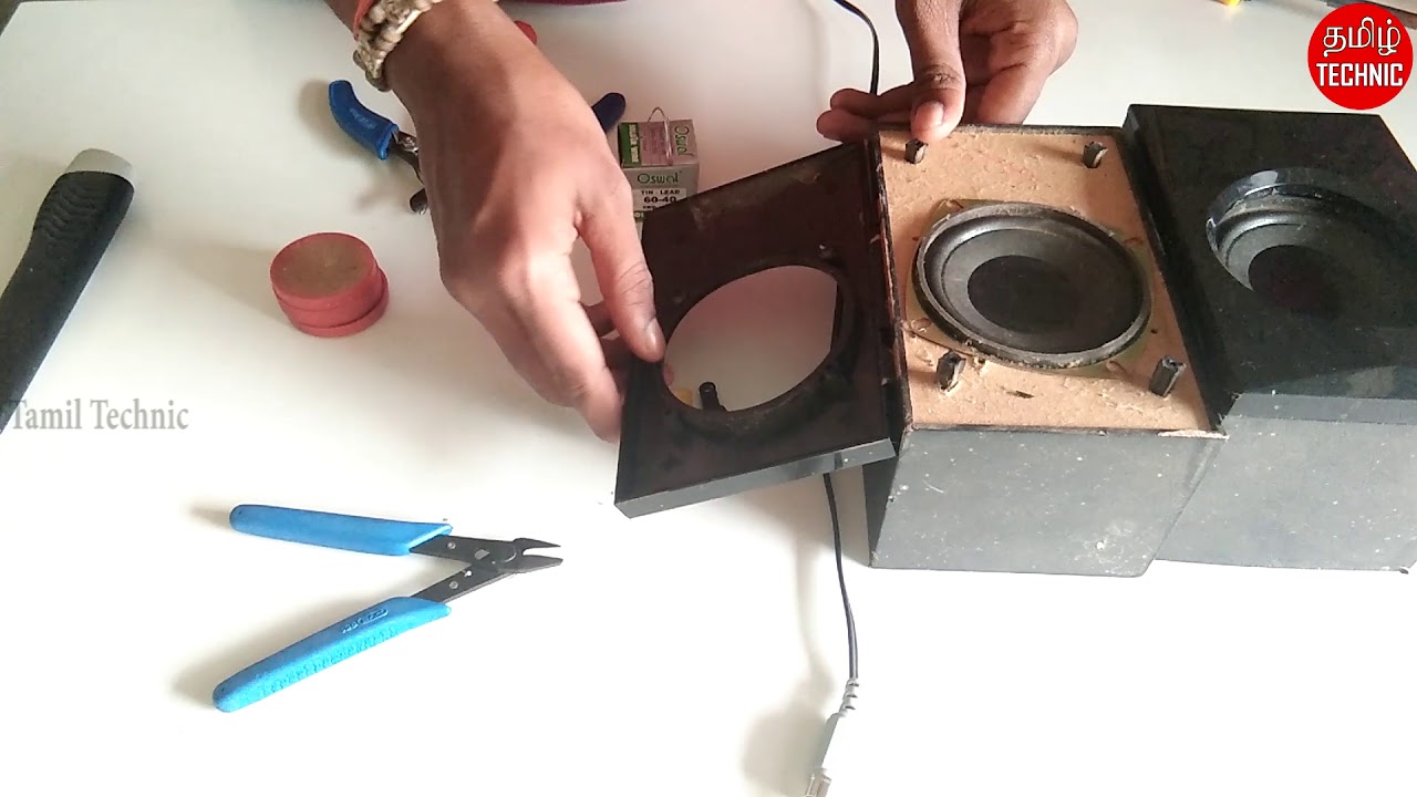 Simply Convert Speaker Wire To RCA Plug || Speaker Wire To RCA Cable || Tamil Technic