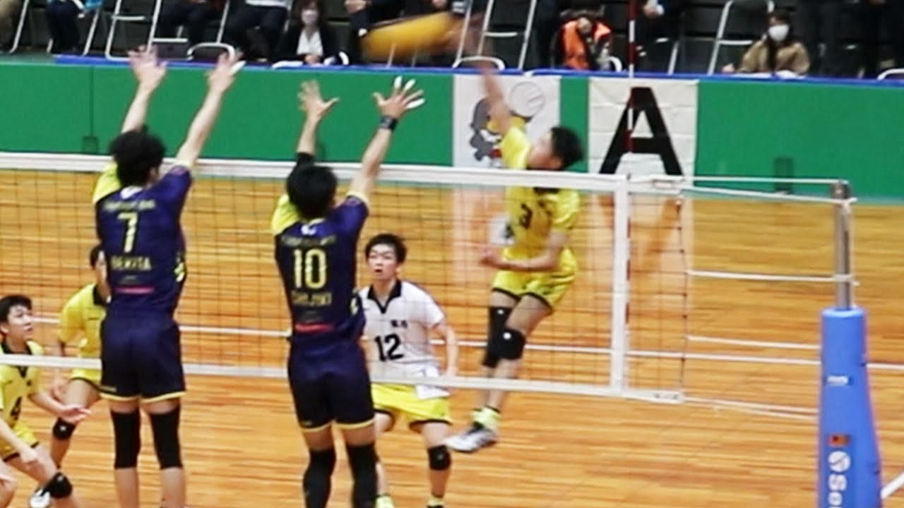 鎮西高校　舛本颯真　スパイク得点集＜黒鷲旗バレーボール2022＞