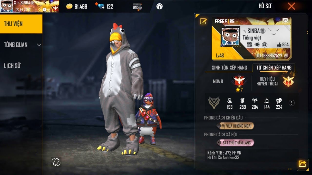 [ Highlight Free Fire ] J72 Level Up ❤️