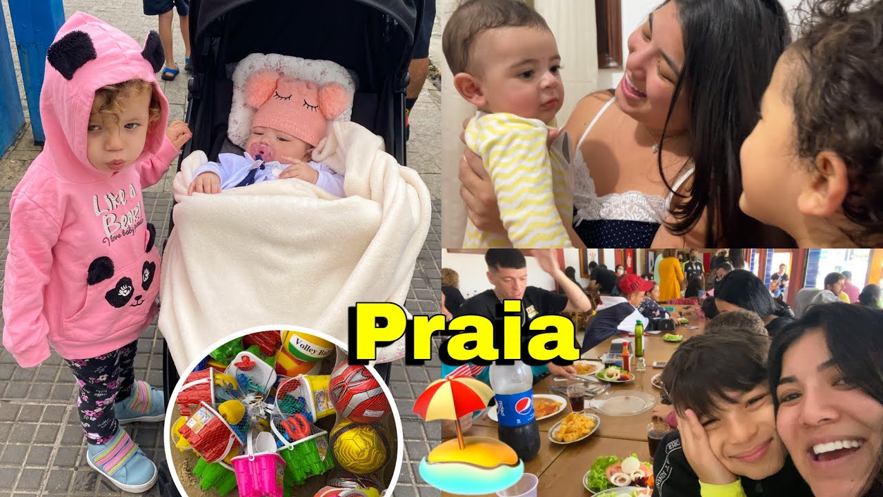 VIAGEM PARA A PRAIA 🏖 CHOVEU MUITO!😥