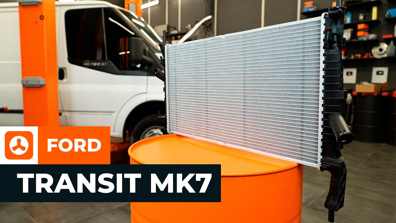 How to change the engine radiator on the FORD TRANSIT MK7 [AUTODOC TUTORIAL]