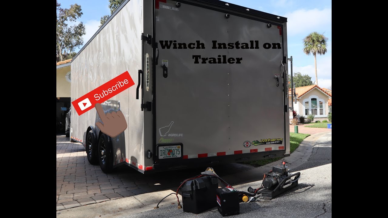 Winch Install on Trailer