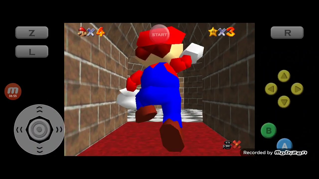 Jugando mario 64 pero en el plus 64 aver cuanto me cuesta con la palanca 
