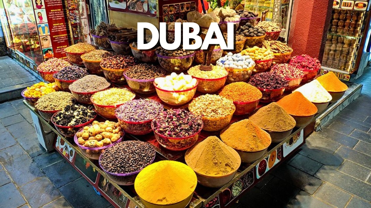 Walking Through Dubai Spice Souk | Old Dubai Market Tour