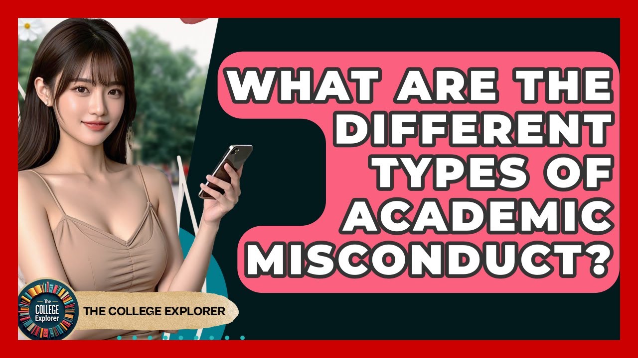 What Are The Different Types Of Academic Misconduct? - The College Explorer